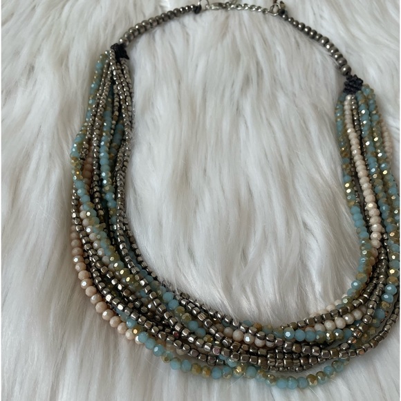 Beautiful Multi-String Colorful Beaded Necklace - Picture 7 of 16